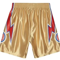75Th Anniversary Gold Swingman Detroit Pistons 1978-79 Shorts