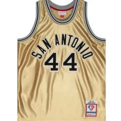 75Th Anniversary Gold Swingman George Gervin San Antonio Spurs 1977-78 Jersey