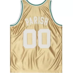 75Th Anniversary Gold Swingman Robert Parish Boston Celtics 1985-86 Jersey