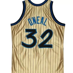 75Th Anniversary Gold Swingman Shaquille O'Neal Orlando Magic 1993-94 Jersey