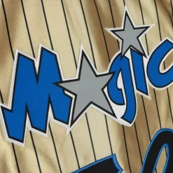 75Th Anniversary Gold Swingman Shaquille O'Neal Orlando Magic 1993-94 Jersey