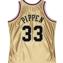 75Th Anniversary Gold Swingman Scottie Pippen Chicago Bulls 1997-98 Jersey