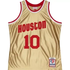 75Th Anniversary Gold Swingman Sam Cassell Houston Rockets 1993-94 Jersey
