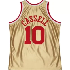 75Th Anniversary Gold Swingman Sam Cassell Houston Rockets 1993-94 Jersey