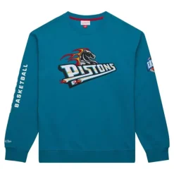 There And Back Fleece Crew Detroit Pistons