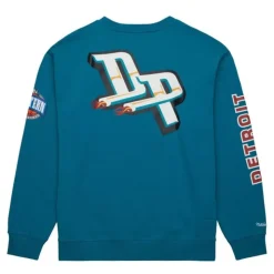 There And Back Fleece Crew Detroit Pistons