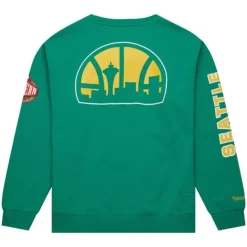 There And Back Fleece Crew Seattle Supersonics