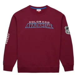 There And Back Fleece Crew Current Logo Colorado Avalanche
