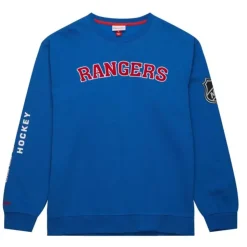 There And Back Fleece Crew Current Logo New York Rangers
