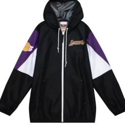 Throw It Back Full Zip Windbreaker Los Angeles Lakers