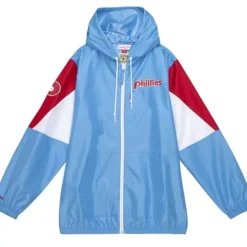 Throw It Back Full Zip Windbreaker Philadelphia Phillies