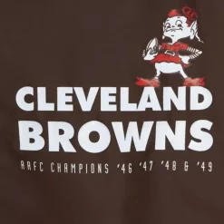 Throw It Back Full Zip Windbreaker Cleveland Browns