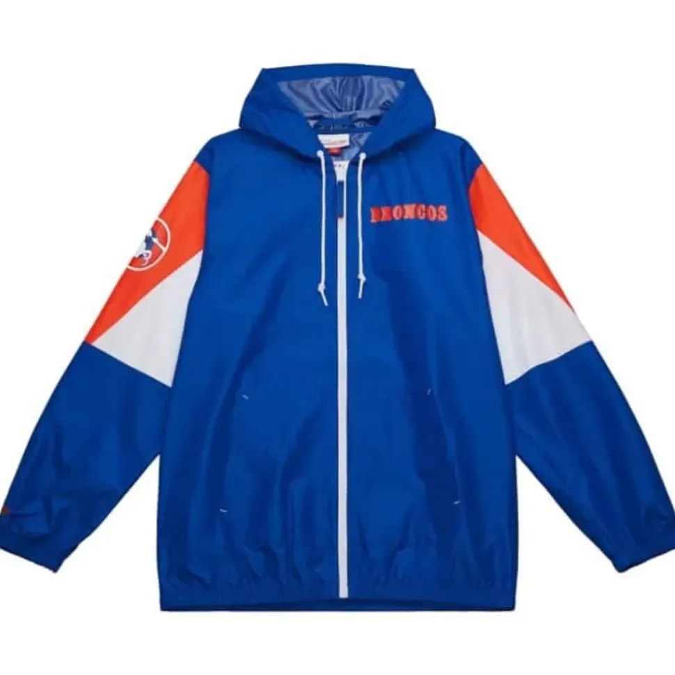 Throw It Back Full Zip Windbreaker Denver Broncos