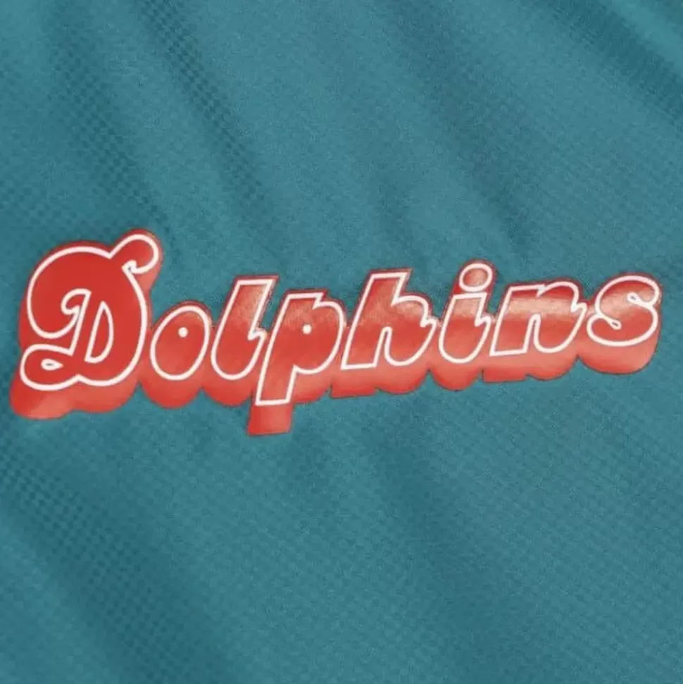 Throw It Back Full Zip Windbreaker Miami Dolphins