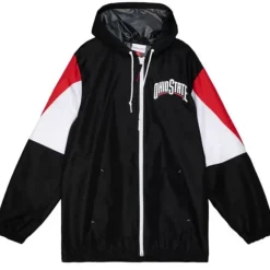 Throw It Back Full Zip Windbreaker Ohio State