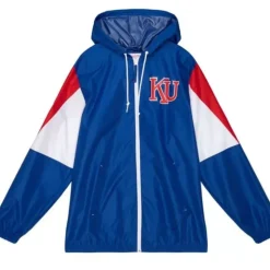 Throw It Back Full Zip Windbreaker University Of Kansas