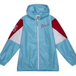 Throw It Back Full Zip Windbreaker Atlanta Braves