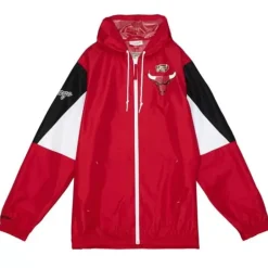 Throw It Back Full Zip Windbreaker Chicago Bulls
