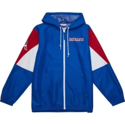 Throw It Back Full Zip Windbreaker New England Patriots