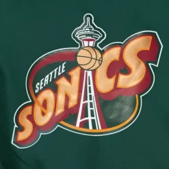 Throw It Back Full Zip Windbreaker Seattle Supersonics