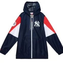 Throw It Back Full Zip Windbreaker New York Yankees