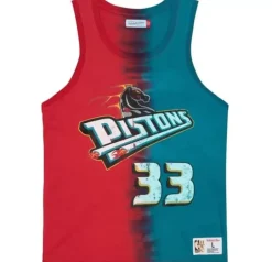 Tie Dye Cotton N&N Tank Detroit Pistons Grant Hill