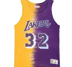 Tie Dye Cotton N&N Tank Los Angeles Lakers 1984-85 Magic Johnson