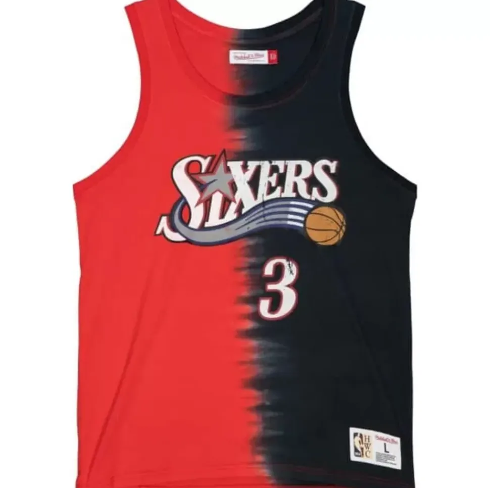 Tie Dye Cotton N&N Tank Philadelphia 76Ers Allen Iverson