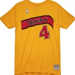 Traditional Name & Number Tee Atlanta Hawks 1986-87 Spud Webb