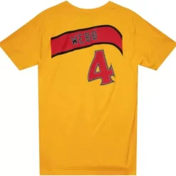 Traditional Name & Number Tee Atlanta Hawks 1986-87 Spud Webb