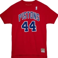Traditional Name & Number Tee Detroit Pistons 1989-90 Rick Mahorn