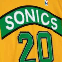 Traditional Name & Number Tee Seattle Supersonics 1995-96 Gary Payton