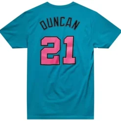 Traditional Name & Number Tee San Antonio Spurs 2014-15 Tim Duncan