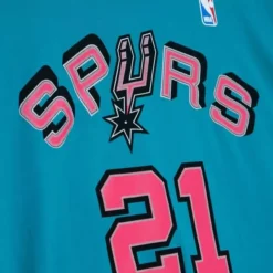 Traditional Name & Number Tee San Antonio Spurs 2014-15 Tim Duncan