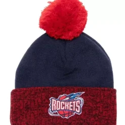 Two Tone Pom Beanie Hwc Houston Rockets