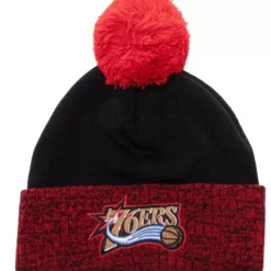 Two Tone Pom Beanie Hwc Philadelphia 76Ers