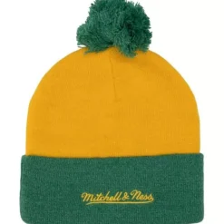 Two Tone Pom Beanie Hwc Seattle Supersonics