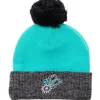 Two Tone Pom Beanie Hwc San Antonio Spurs