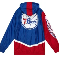 Undeniable Full Zip Windbreaker Philadelphia 76Ers