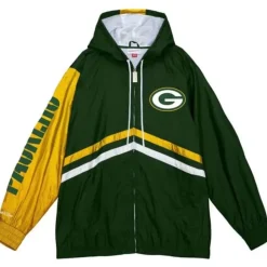 Undeniable Full Zip Windbreaker Green Bay Packers