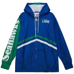 Undeniable Full Zip Windbreaker Seattle Seahawks