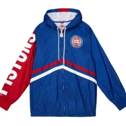 Undeniable Full Zip Windbreaker Detroit Pistons