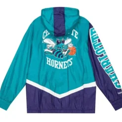 Undeniable Full Zip Windbreaker Charlotte Hornets