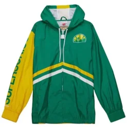Undeniable Full Zip Windbreaker Seattle Supersonics
