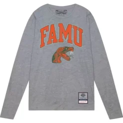 University Arch Logo Ls Tee Florida A&M University