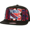 Varsity Bust Snapback Vntg New York Rangers
