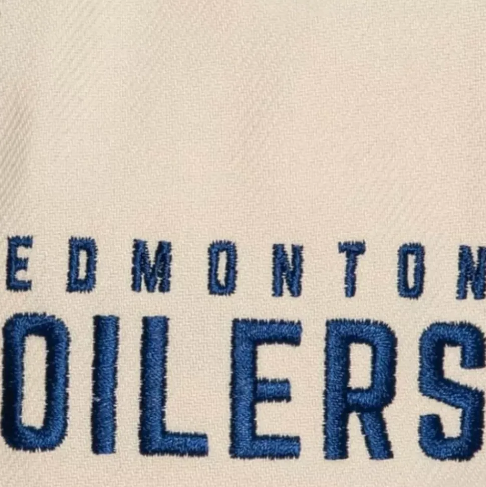 Vintage Cream Snapback Edmonton Oilers