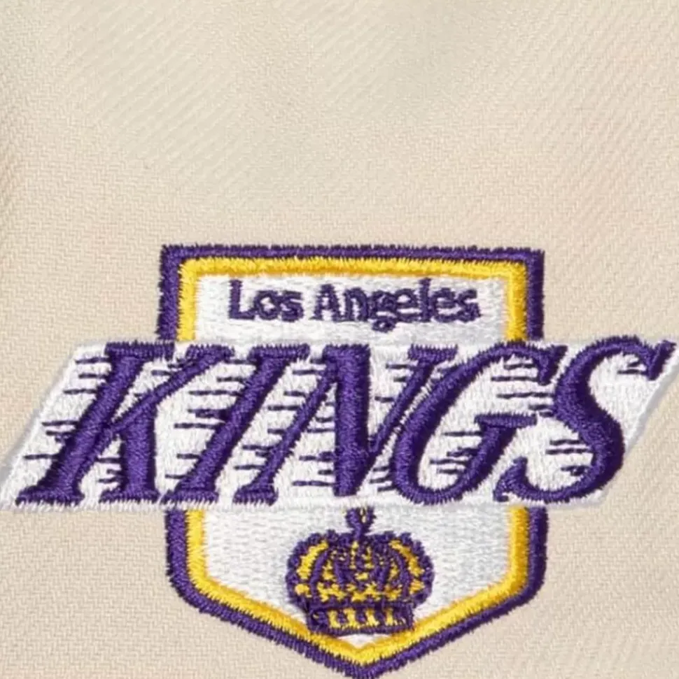 Vintage Cream Snapback Los Angeles Kings