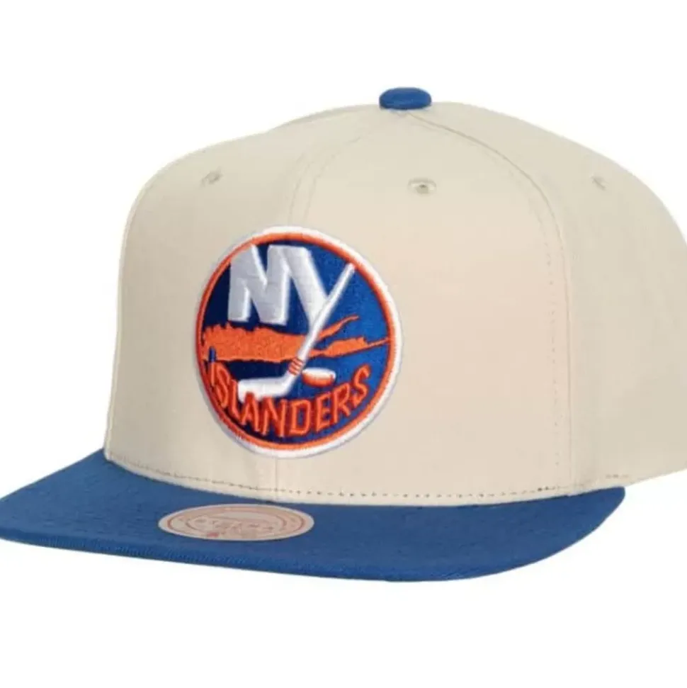Vintage Cream Snapback New York Islanders