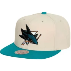Vintage Cream Snapback San Jose Sharks